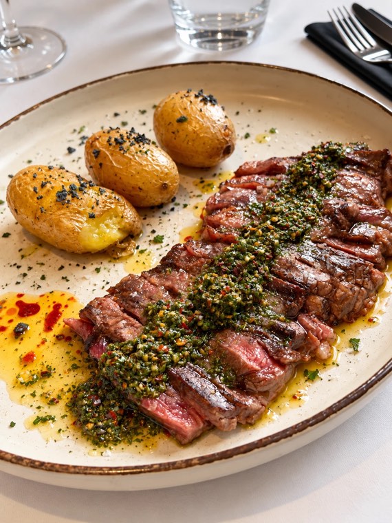 A dish from DESKARO's set menus