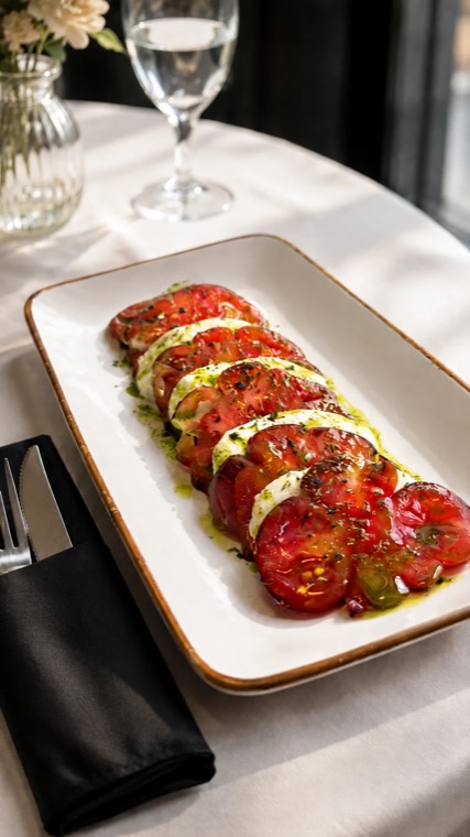 A dish from DESKARO's set menus